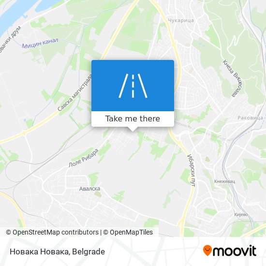 Новака Новака map