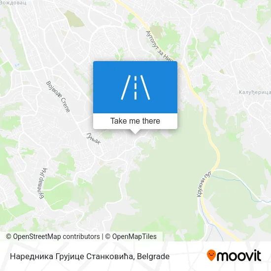 Наредника Грујице Станковића map