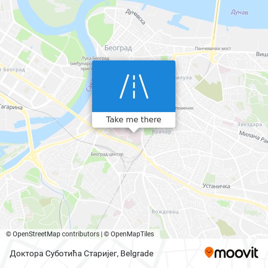 Доктора Суботића Старијег map