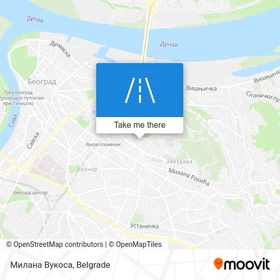 Милана Вукоса map