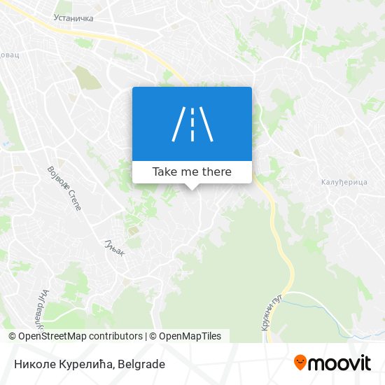 Николе Курелића map