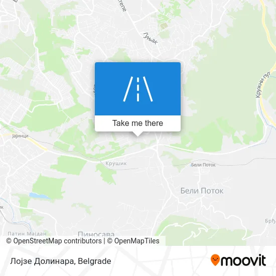 Лојзе Долинара map