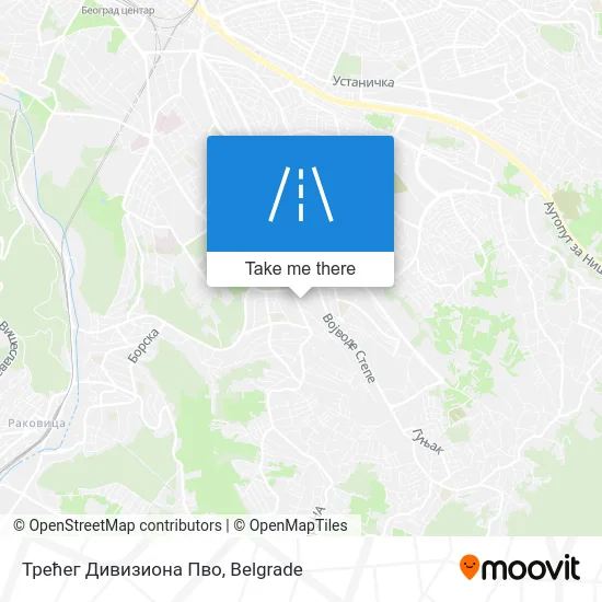 Трећег Дивизиона Пво map