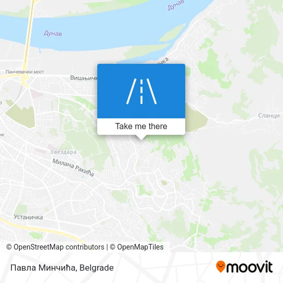 Павла Минчића map