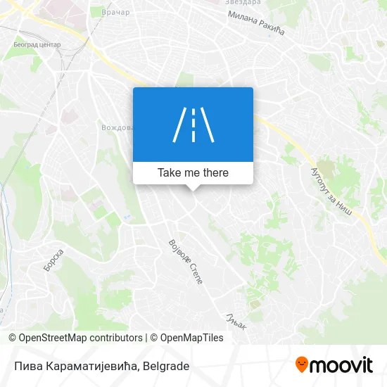 Пива Караматијевића map