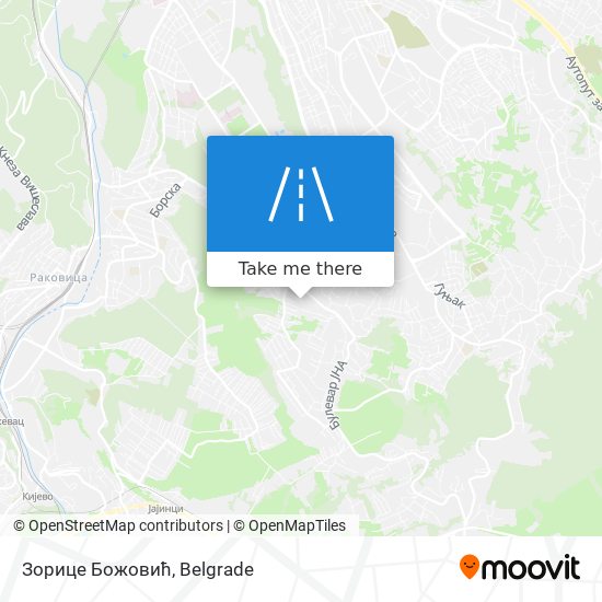 Зорице Божовић map