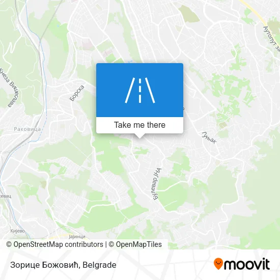 Зорице Божовић map