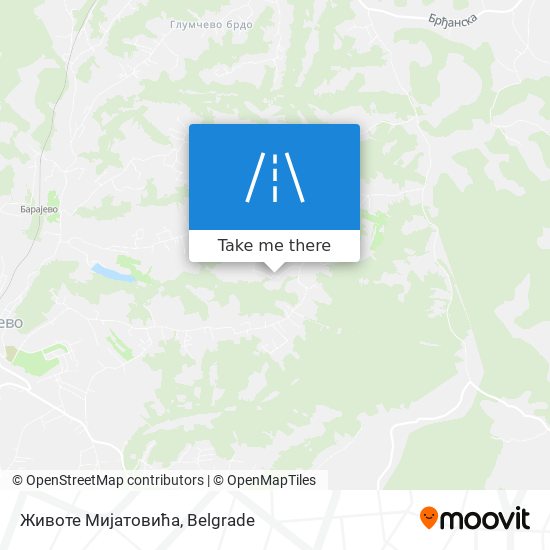 Животе Мијатовића map