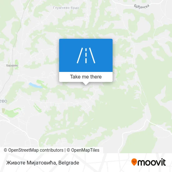 Животе Мијатовића map
