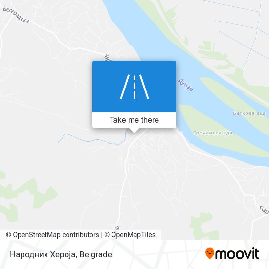 Народних Хероја map