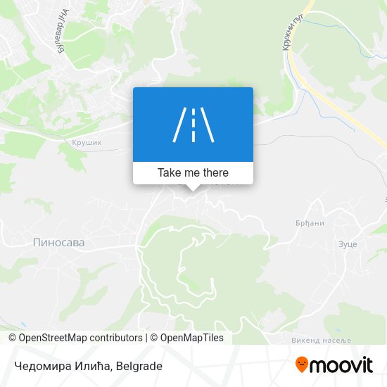 Чедомира Илића map