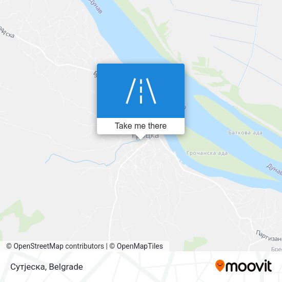 Сутјеска map
