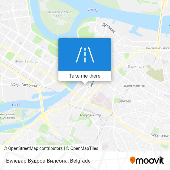 Булевар Вудроа Вилсона map