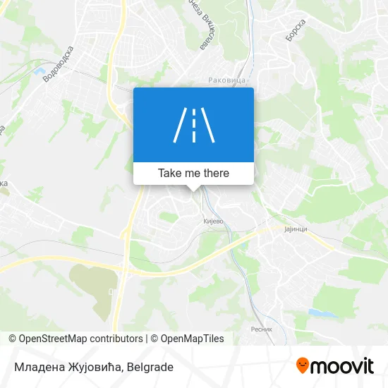 Младена Жујовића map