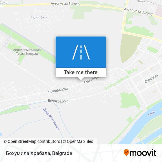 Бохумила Храбала map