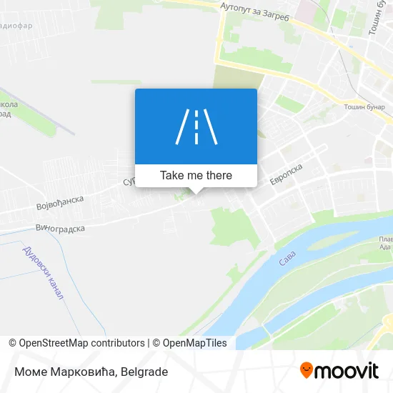 Моме Марковића map
