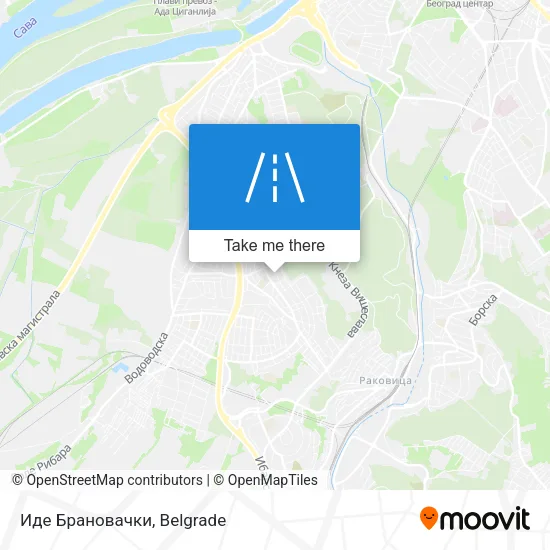 Иде Брановачки map