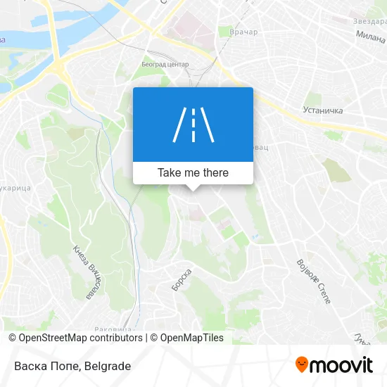 Васка Попе map