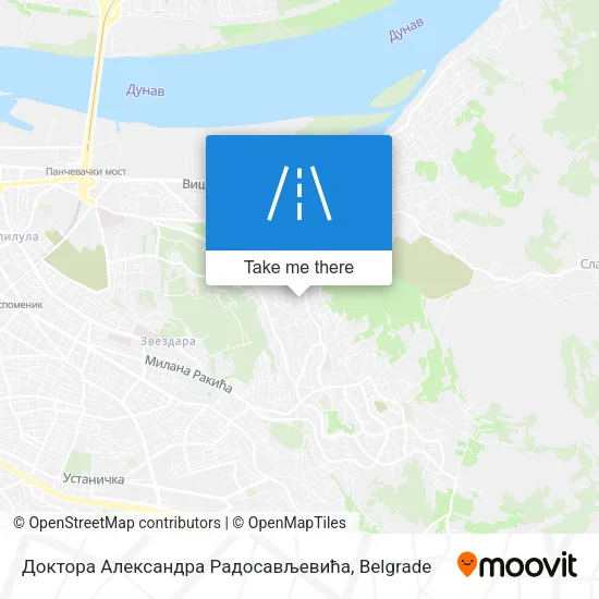 Доктора Александра Радосављевића map