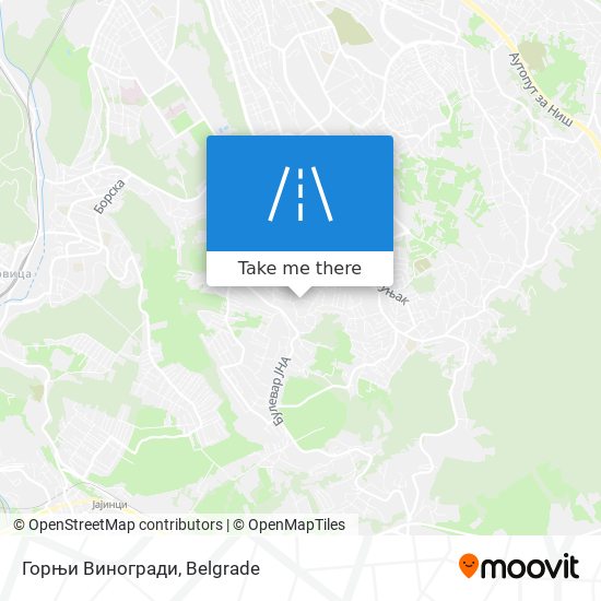 Горњи Виногради map