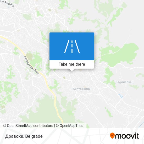 Дравска map