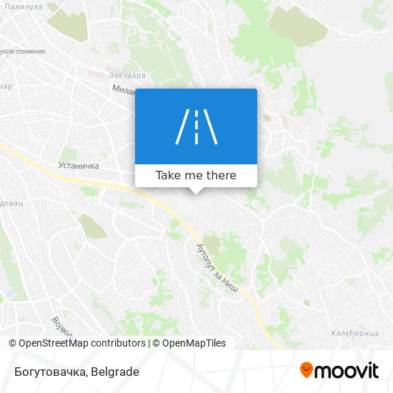 Богутовачка map