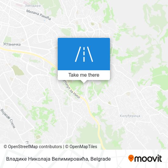 Владике Николаја Велимировића map