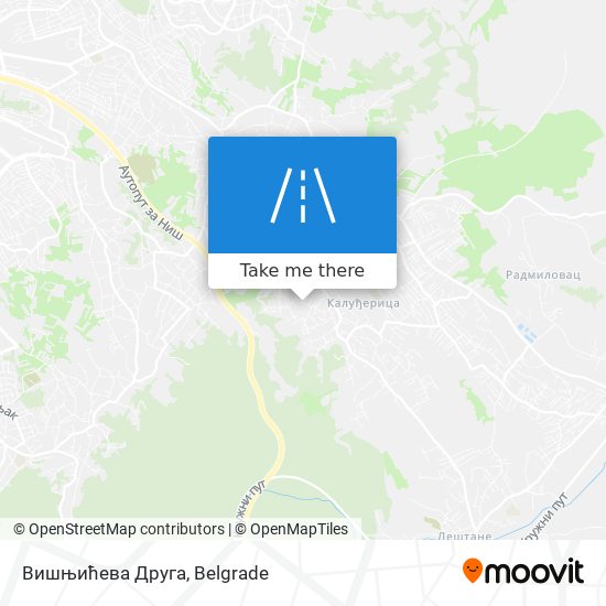 Вишњићева Друга map