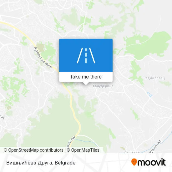 Вишњићева Друга map