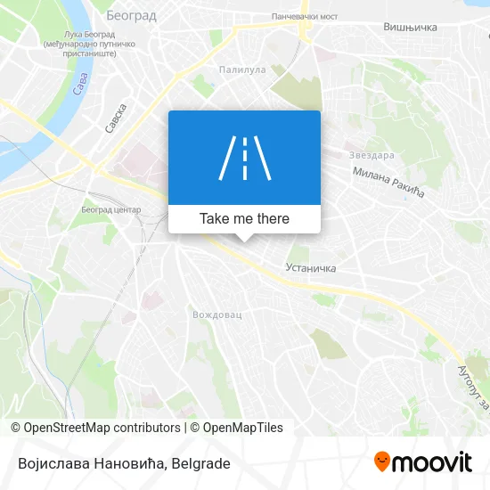 Војислава Нановића map