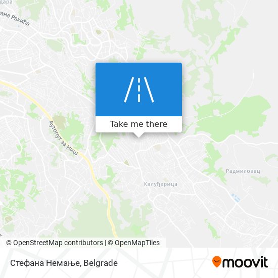 Стефана Немање map