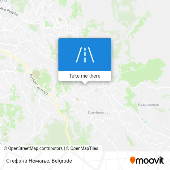 Стефана Немање map