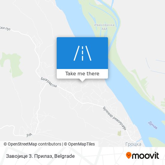 Завојице 3. Прилаз map