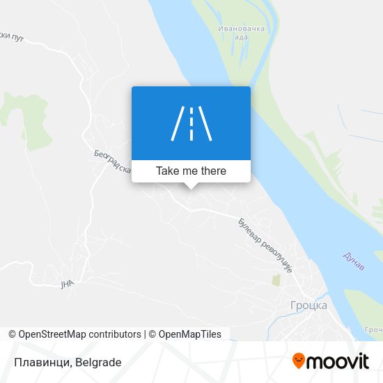 Плавинци map