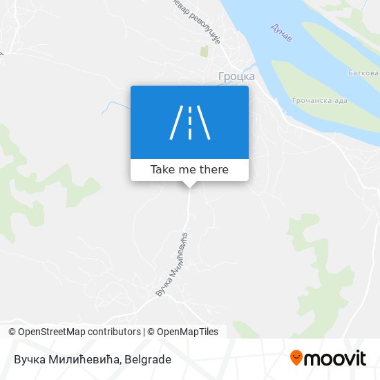 Вучка Милићевића map