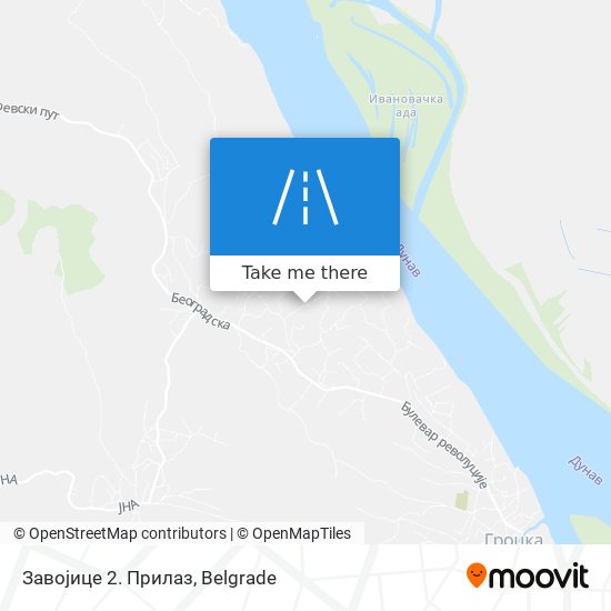 Завојице 2. Прилаз map