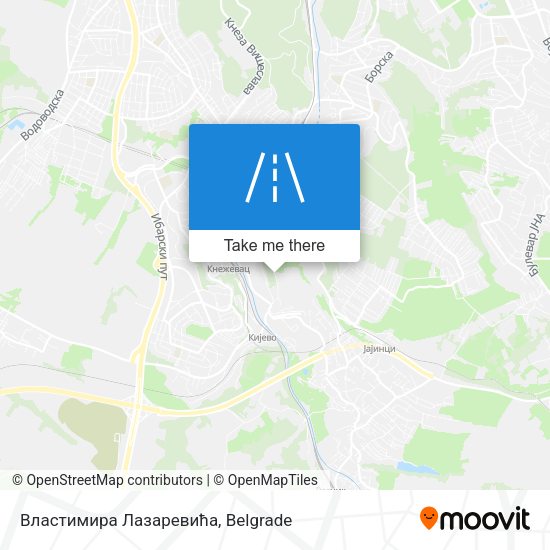 Властимира Лазаревића map