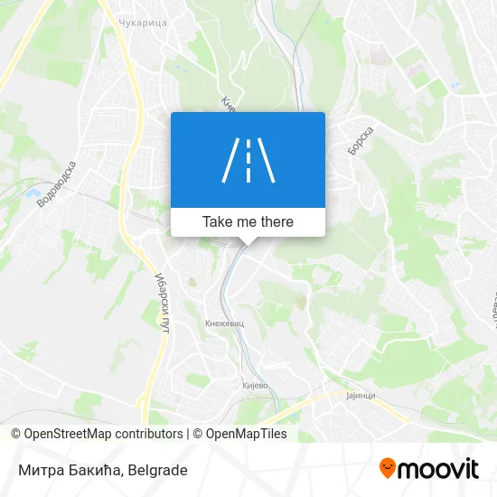Митра Бакића map