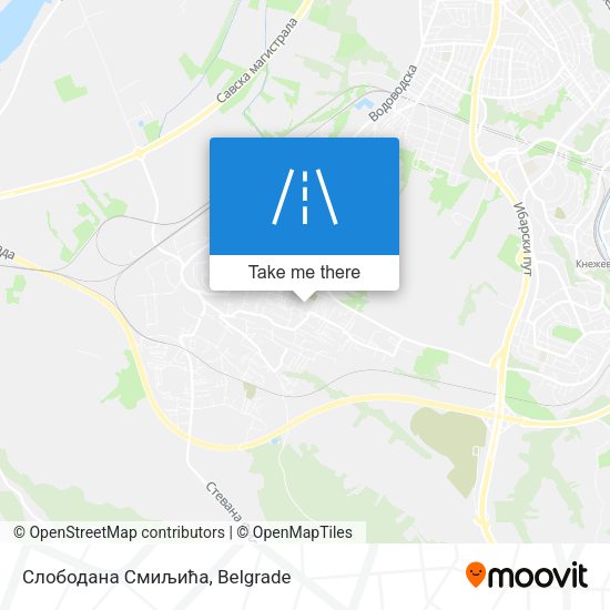 Слободана Смиљића map