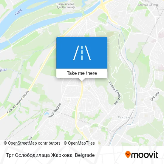 Трг Ослободилаца Жаркова map