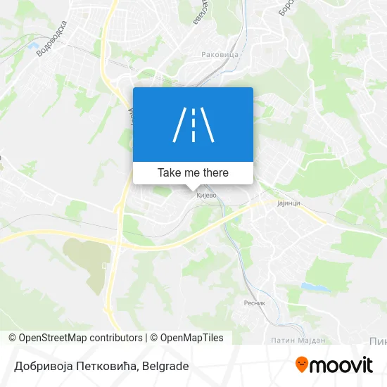 Добривоја Петковића map