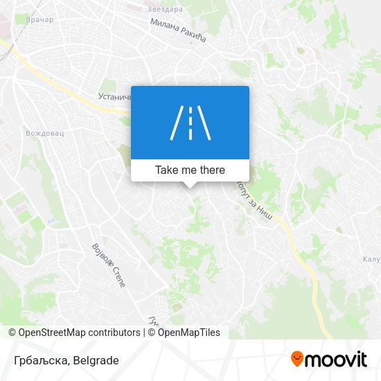 Грбаљска map