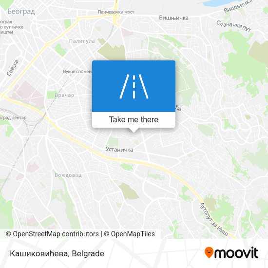 Кашиковићева map