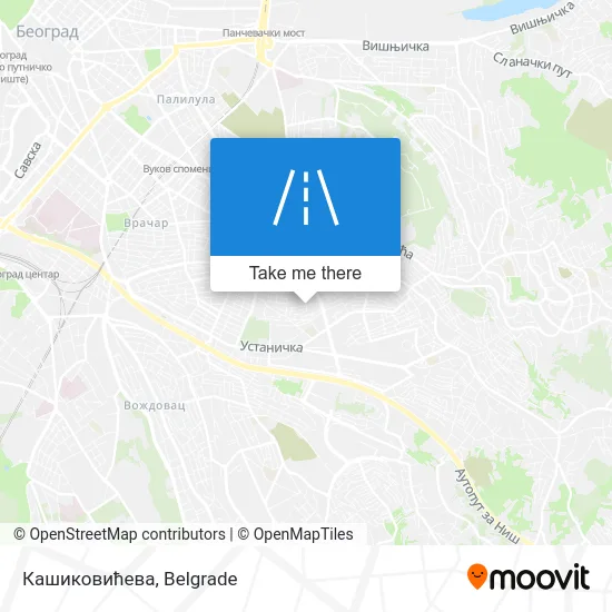 Кашиковићева map