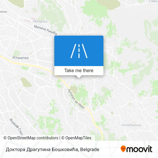 Доктора Драгутина Бошковића map