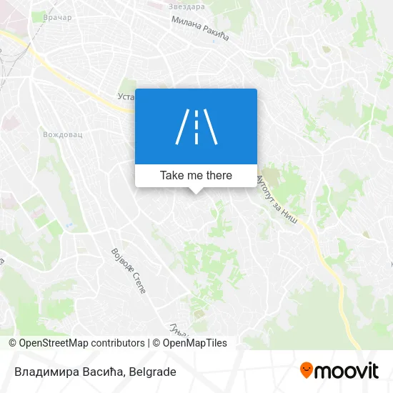 Владимира Васића map