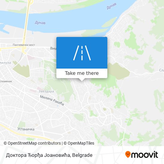 Доктора Ђорђа Јоановића map