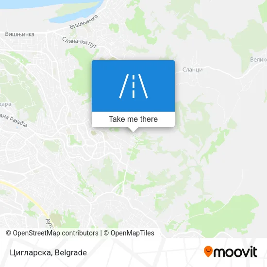 Цигларска map