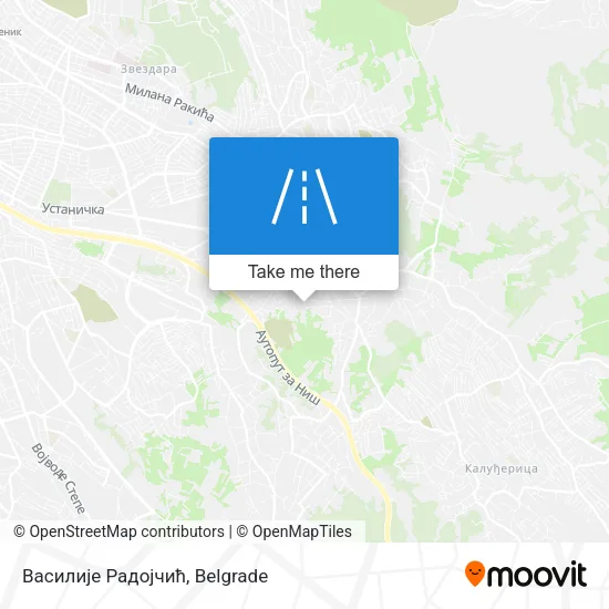 Василије Радојчић map