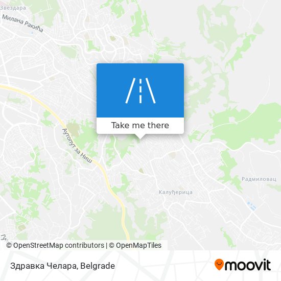 Здравка Челара map